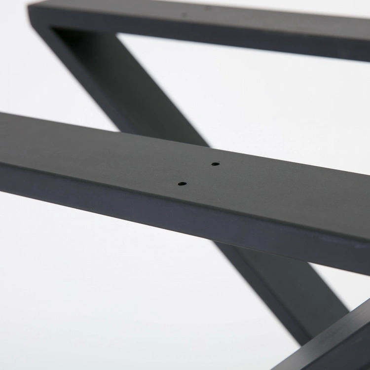 Pieds de meubles de table en acier inoxydable triangulaires modernes personnalisés