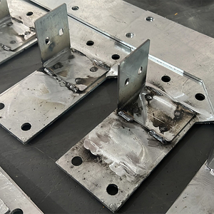 Fabrication de soudure de support lourd de pliage de métal en acier