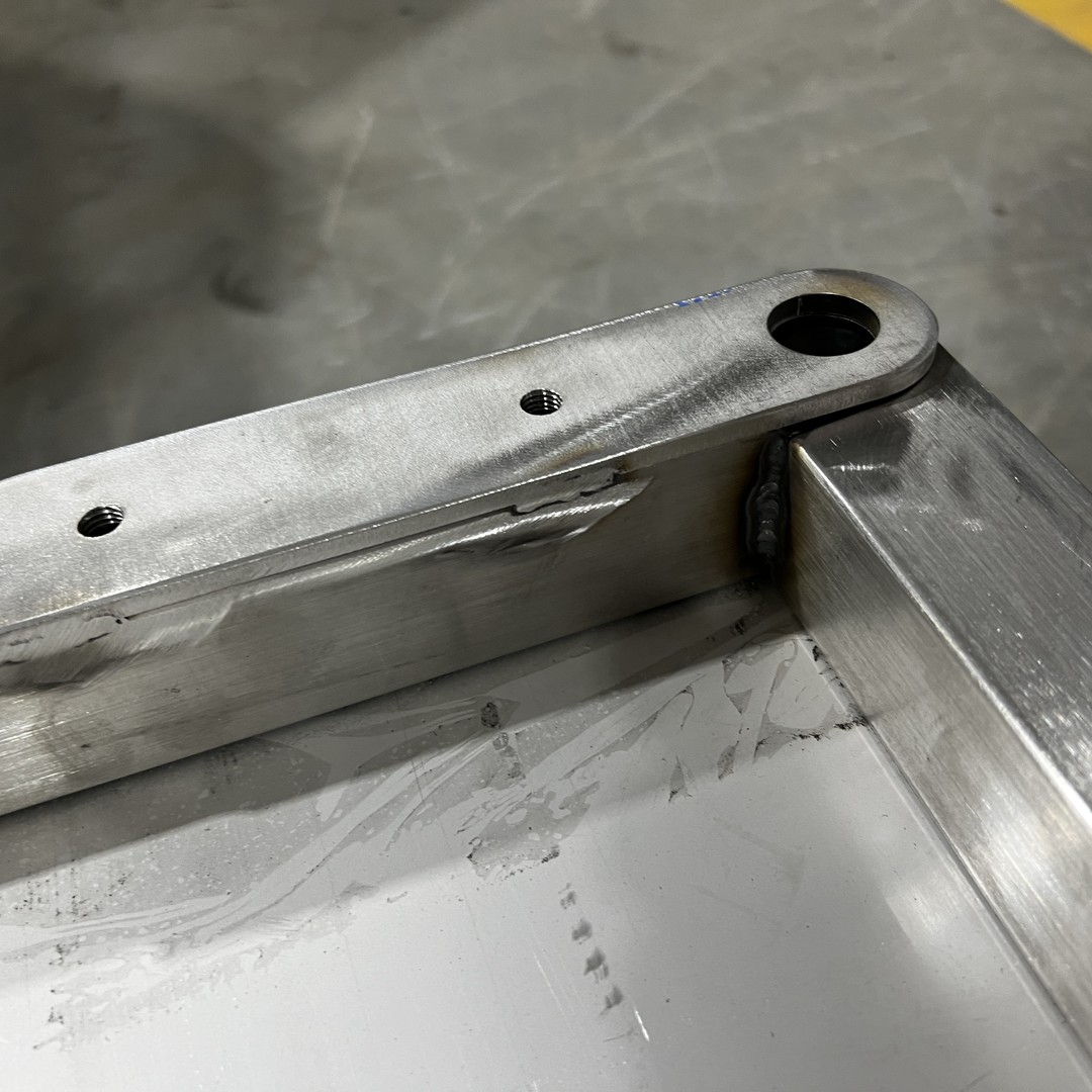 Service de soudure de clôture d'acier inoxydable de fabrication de partie de découpage de laser de tôle